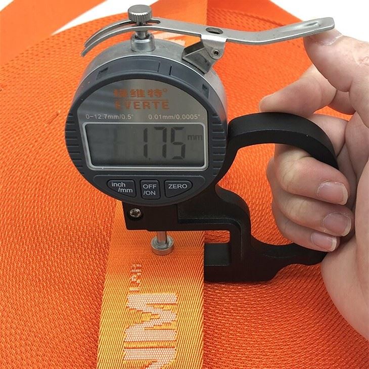 Durable Orange Custom Jacquard Webbing with Brand Logo Woven